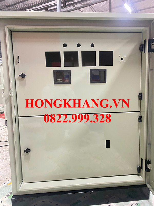 Tủ điện hai lớp cánh chia 2 ngăn 1200x750x350x1.2mm
