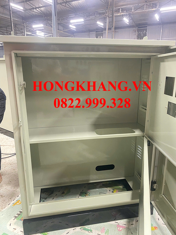 Tủ điện hai lớp cánh chia 2 ngăn 1200x750x350x1.2mm