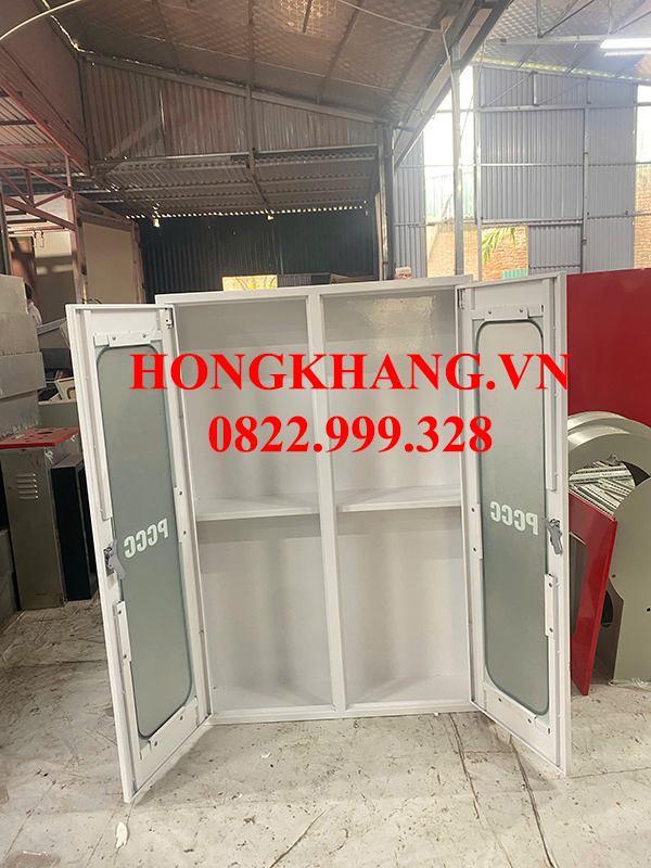 Tủ Để Đồ PCCC Chia Ngăn 1900x1600x350x1.2mm