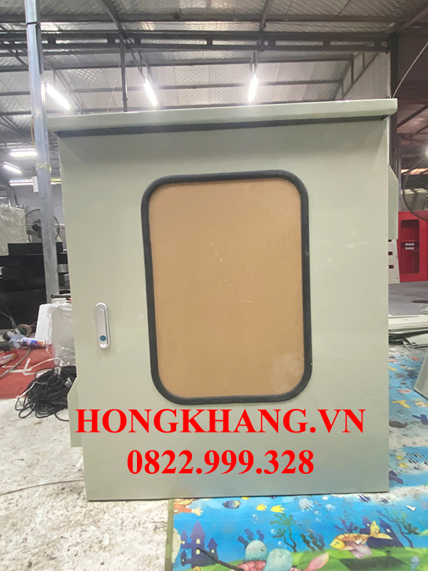 Tủ điện 2 lớp cánh có dập chớp hông thoát nhiệt