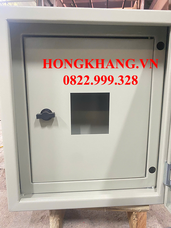 Tủ điện ngoài trời 2 lớp cánh kích thước 800x600x350x1mm