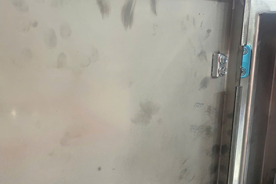 Tủ điện inox có mái vát kích thước 800x600x250x1mm