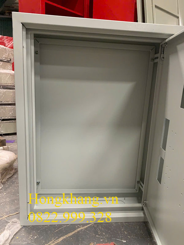 Tủ điện 2 lớp cánh trong nhà 800x600x250x1.2mm sơn tĩnh