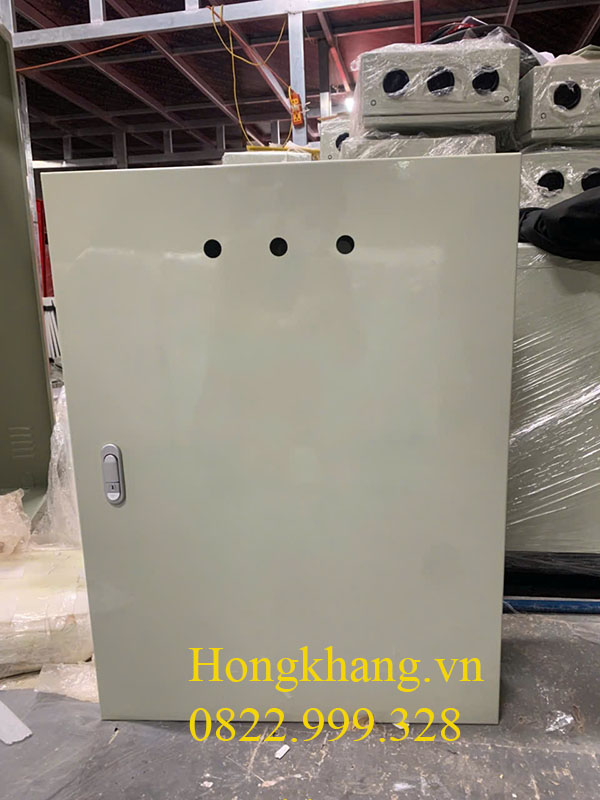 Vỏ tủ điện 2 lớp cánh 600x500x200x1.2mm sơn tĩnh điện màu