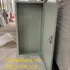 Vỏ tủ điện trong nhà 1 lớp cánh kích thước 1400x600x300x1,5mm  sơn tĩnh điện có tấm panel dập chớp hông giá tốt tại xưởng hà nội và TP HCM