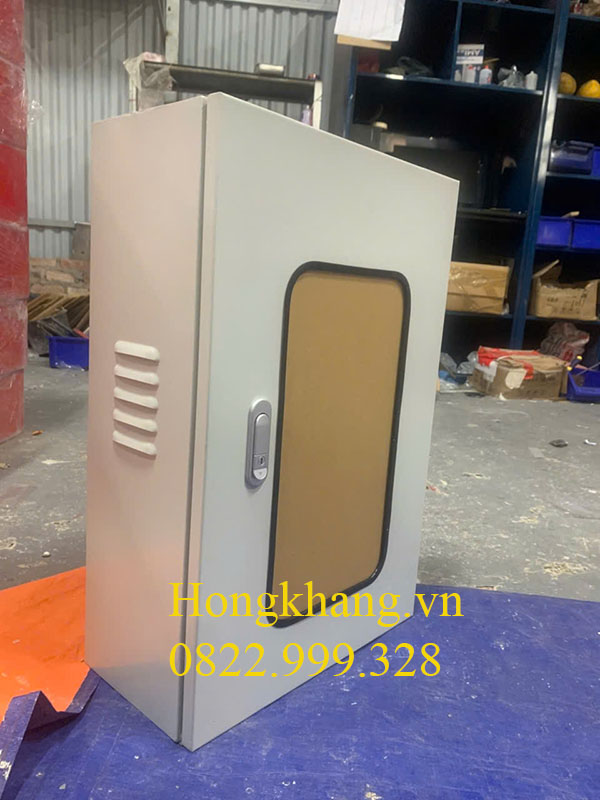 Vỏ tủ điện trong nhà 1 lớp cánh 500x300x200x1mm – Cánh Mica, Giá Xưởng