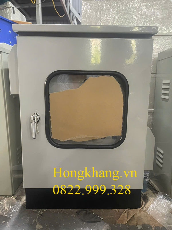 Vỏ tủ điện 2 lớp cánh ngoài trời có chân đế 800x500x300x1.2mm Cánh Mica Giá Tốt