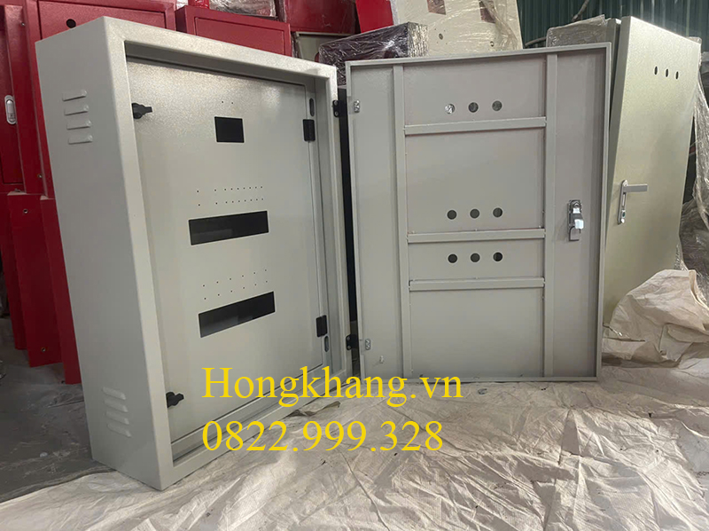 Vỏ tủ điện 2 lớp cánh 800x600x250x1,2mm Có Tấm Panel Khoét Lỗ Theo Yêu Cầu Giá Tốt Tại Hà Nội Và TP.HCM