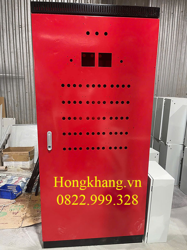 Vỏ tủ điện trong nhà 2 lớp cánh kích thước 1000x600x250x1,2mm sơn tĩnh điện có tấm panel cánh ngoài mica cánh trong khoét lỗ có hèm chống bụi giá tốt tại xưởng hà nội và hải phòng