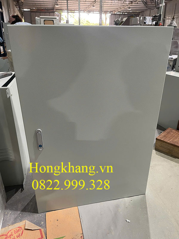 Vỏ tủ điện trong nhà 1 lớp cánh kích thước 800x600x250x1,2mm sơn tĩnh điện có tấm panel giá tốt tại xưởng hà nộ và hải phòng