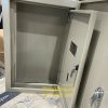 Vỏ tủ điện 2 lớp trong nhà 600x400x250x1,2mm sơn tĩnh điện có tấm panel, cánh trong và cánh ngoài khoét lỗ giá tốt tại xưởng Hà Nội và Hải Phòng